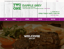 Tablet Screenshot of dapplegreypub.co.uk